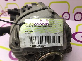 Alternador Citroën C4 1.6 110Cv de 2010 - Ref OEM :  SG12S051